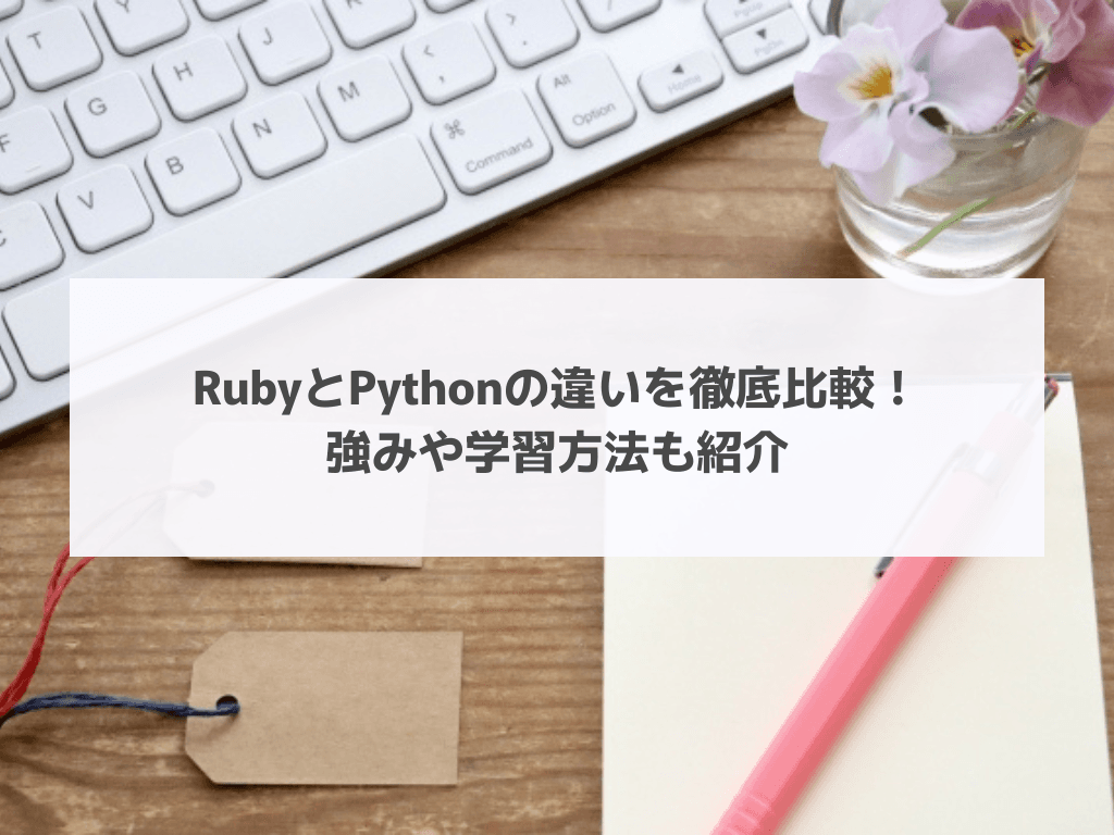 RubyとPythonの違いを徹底比較！強みや学習方法も紹介